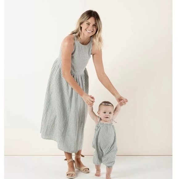 Rylee + Cru Dresses & Skirts - Rylee & Cru Zoe Gingham Midi Dress